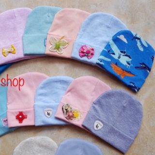 Mũ sơ sinh cotton 2 lớp