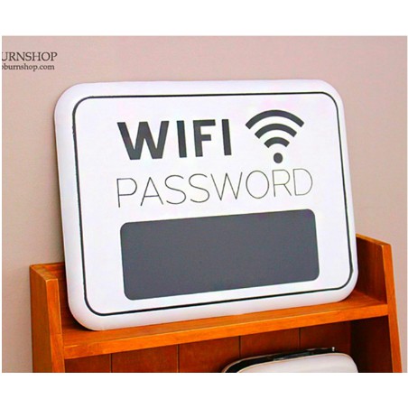 Bảng treo ghi password wifi tiện dụng