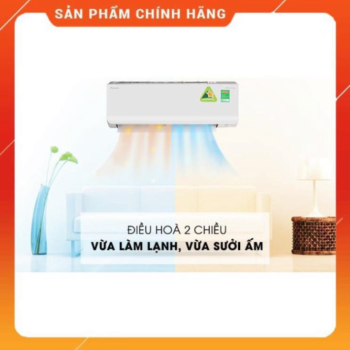 [ FREE SHIP KHU VỰC HÀ NỘI ]  Điều hòa Daikin 12000BTU 2 chiều Inverter R32(VN) FTHF35RAVMV/RHF35RAVMV