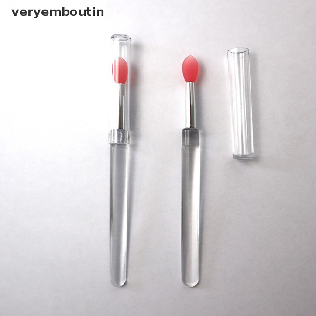 Set 2 Cọ Tô Son Môi Bằng Silicone Đa Năng Tiện Dụng