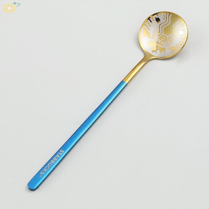Starbucks style 304 stainless steel net red coffee spoon small round spoon Kitchen essentials for a good life
