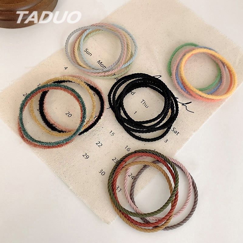 Dây buộc tóc cao su co giãn thời trang cho nữ