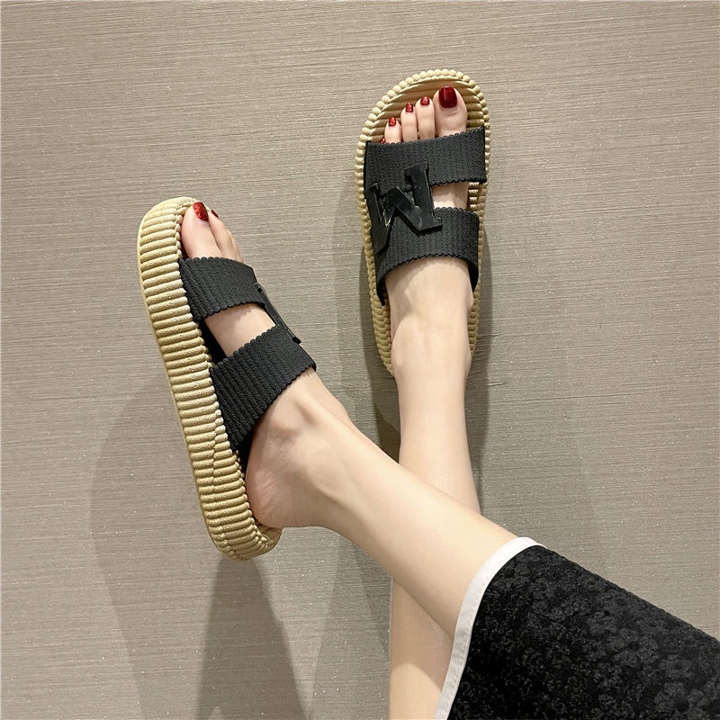 Oeteo Dép Đế Bằng Chống Thấm Nước Thời Trang Cho Nữ