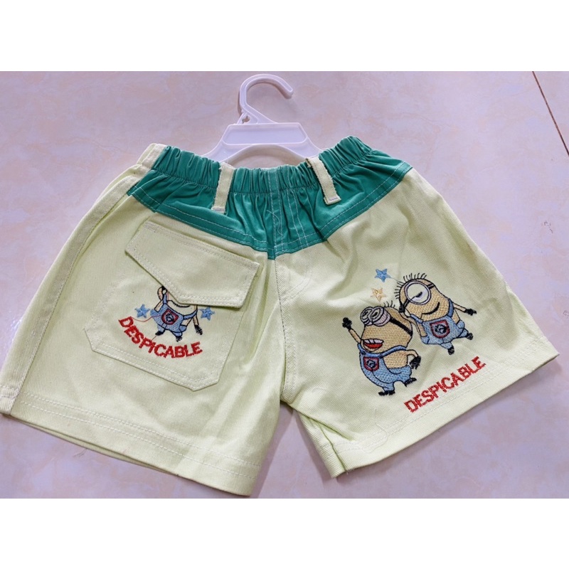 quần kaki thêu hình minion
