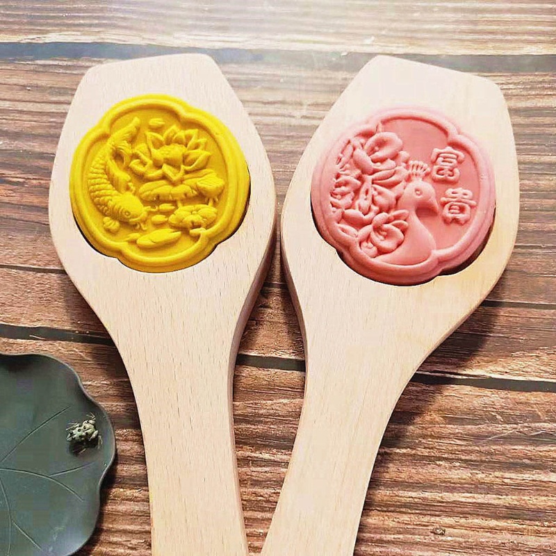 Khuôn Gỗ Làm Bánh Trung Thu Thủ Công Tiện Dụng