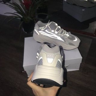 [ Hàng sẵn + Full box] Giày sneaker Yz700 phản quang