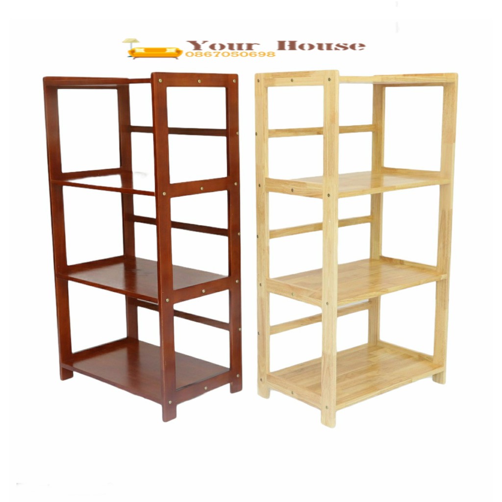 Kệ Lò Vi Sóng, Kệ Nồi Cơm Điện 2 Tầng YOUR HOUSE Gỗ Tự Nhiên Siêu Chắc Chắn
