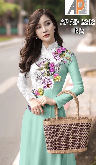 Vải áo dài 3D
