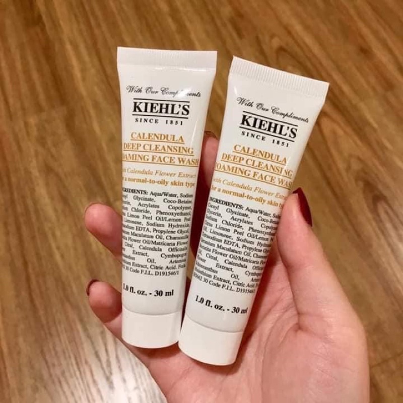 Sữa Rửa Mặt Và Toner Hoa Cúc Kiehls Calendula Minisize - Srm Cúc