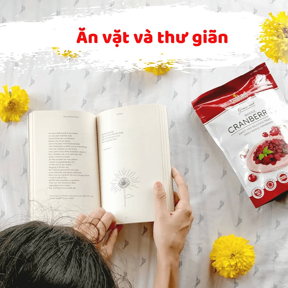 [XẢ KHO SIÊU RẺ] Nam Việt Quất Rostaa (200g) Sấy Khô Chua Ngọt - Tốt Cho Bà Bầu/ Người Lớn Tuổi/ Giảm Cân