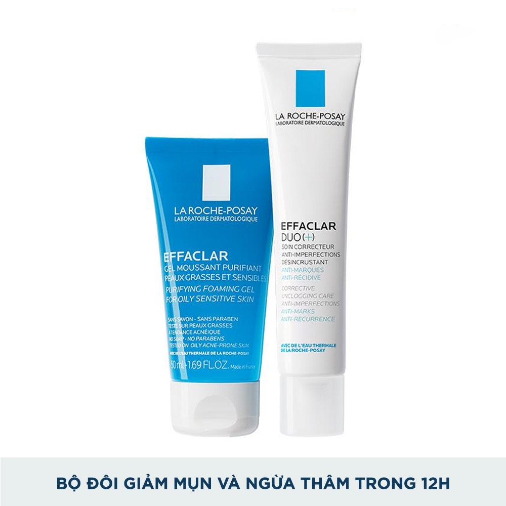 Kem giảm mụn La Roche-Posay Effaclar Duo+