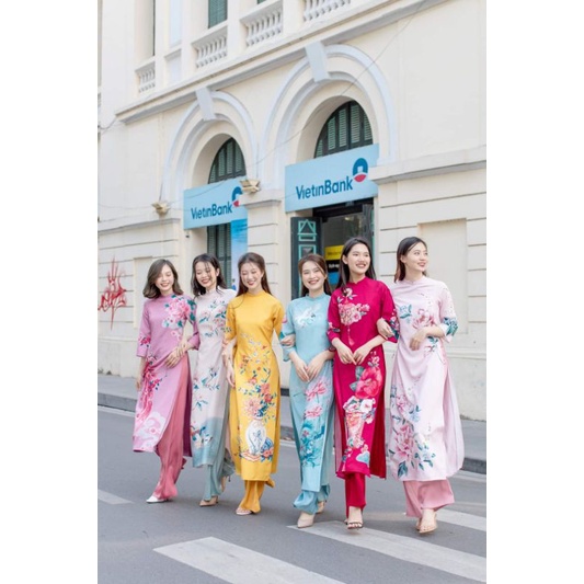 🥰 Siêu phẩm áo dài cách tân 4 tà cao cấp đẹp mềm mại hamgf may kĩ cao cấp