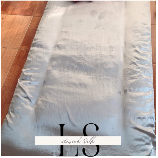 Áo Bọc Nệm Áo Bọc Topper 1m và 1m2  Phi Lụa Cao Cấp Lavish Silk hàng loại 1 mát lạnh không nối vải (22 màu )