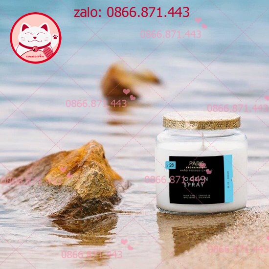 Nến Thơm VNXK Handmade Candle Cup 28 oz 800gr - Hương Thơm Tinh Dầu Thiên Nhiên Giúp thư giãn, khử mùi, yoga