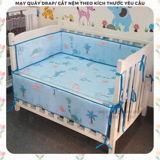 Vỏ bọc nệm cho bé với kích thước 130cm. Chất vải cotton Hàn nhập khẩu 100%