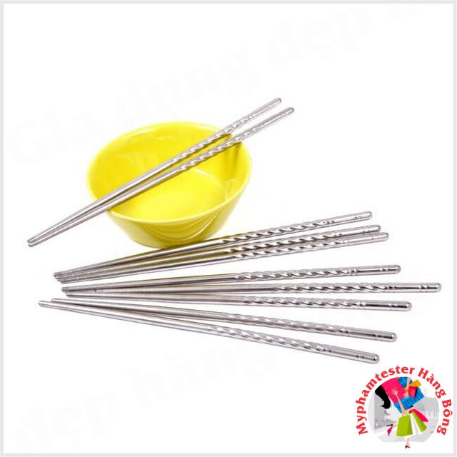 Đũa i nốc xịn 304 cực bền đẹp sang trọng