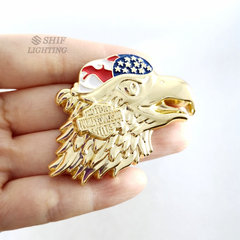 1 x Metal Hawk Eagle Harley Davidson Logo Motorbike Car Auto Truck Decorative Emblem Badge Sticker Decal