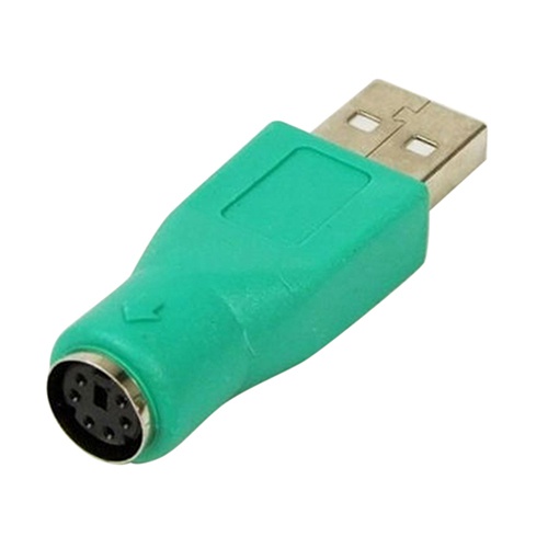 Đầu Chuyển Đổi USB Male Sang PS2 Female Màu Xanh Lá Cây Mát Mẻ BMM1 Cho Bàn Phím Và Chuột
