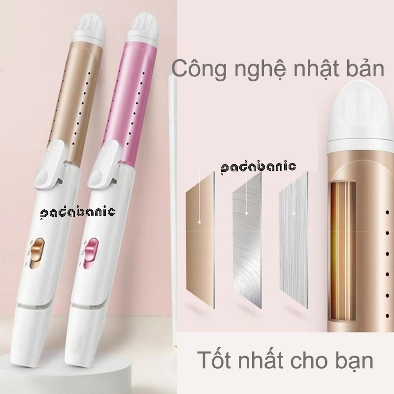 [ 3 Tốt : BỀN RẺ XINH  ] Padabanic Máy Uốn Duỗi tóc mini 2in1 SC-100 nhỏ gọn thời trang công suất 35W