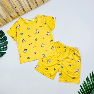 Bộ minky Mon Cho Bé Trai Và Bé Gái Hoạ Tiết Đáng Yên