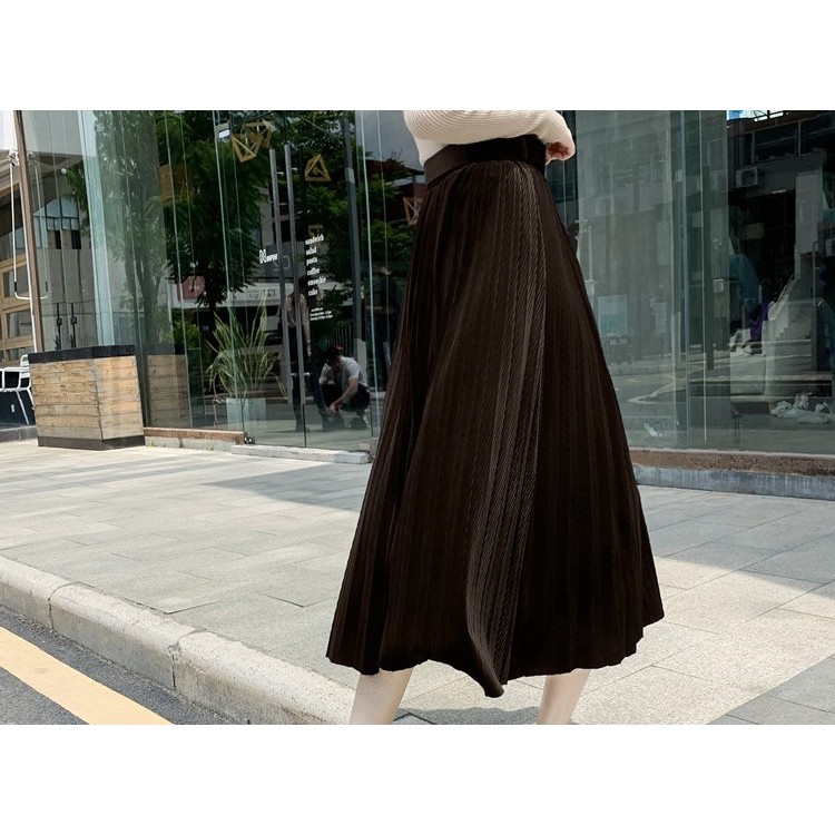 Chân Váy Dài Nữ [ Giá Rẻ Tận Xưởng ]  Chân váy xếp ly dài kèm đai, Chân váy dài xếp ly, chân váy kiểu Hàn Quốc | BigBuy360 - bigbuy360.vn