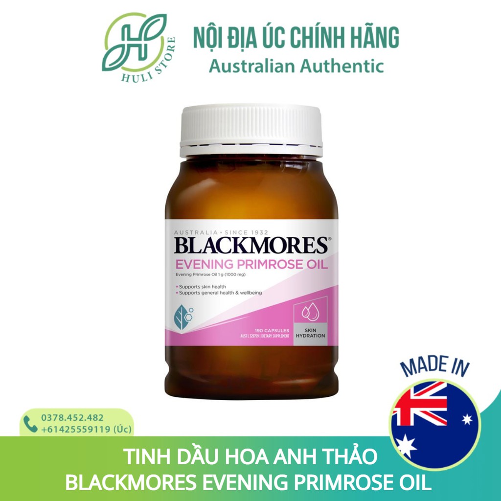 Tinh dầu hoa anh thảo Blackmores Evening Primrose Oil