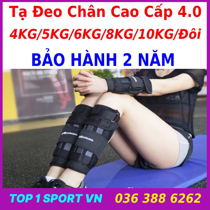 Tạ đeo chân áo tạ thể lực cao cấp phiên bản 4.0 4KG/5KG/6KG/8KG/10KG,phiên bản tạ chân tối thượng cho chạy bộ, gym, TDTT