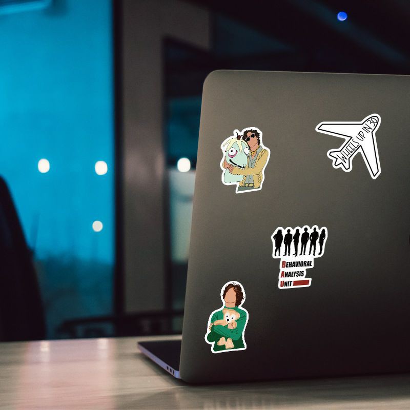 10 miếng Sticker WBB nhựa PVC không thấm nước, dán nón bảo hiểm, laptop, điện thoại, Vali,xe máy ô tô MÃ TH168