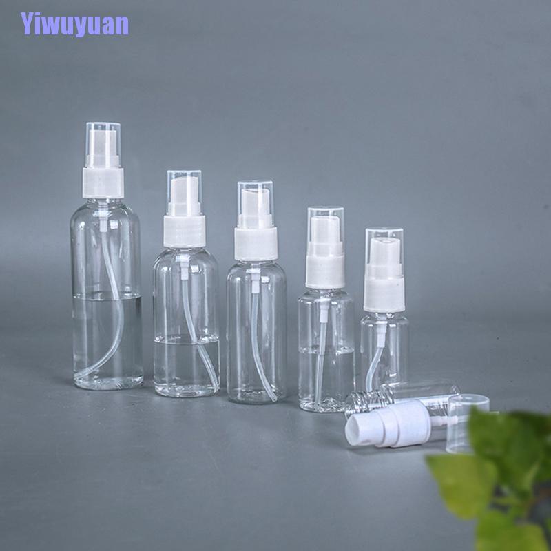 Chai Nhựa Rỗng Trong Suốt Dạng Xịt 30 / 50 / 100ml Chiết Xuất Nước Hoa