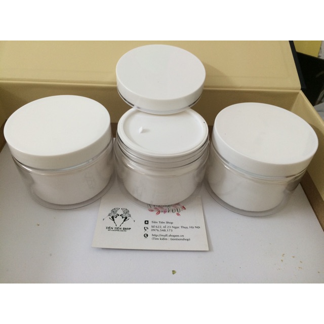 Hũ nhựa pp 2 lớp 100ml