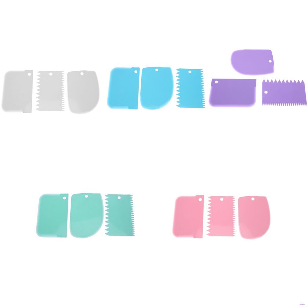 Set 3 dụng cụ làm bánh bằng nhựa