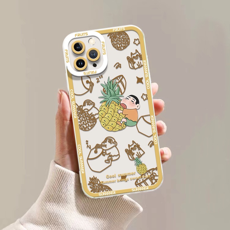 Ốp Điện Thoại Silicon TPU Mềm Trong Suốt In Họa Tiết Dễ Thương Chống Sốc Cho IPhone 14 13 12 Pro 11 8 7 6S Plus XS XR X