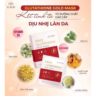 Mặt Nạ Glutathione Ravis ( Hộp 6 miếng )