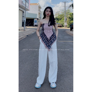 SET ÁO ỐNG LỆCH-QUẦN SUÔNG