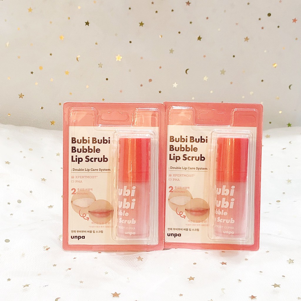 [MẪU MỚI 2021] Tẩy Tế Chết Môi Bubi Bubi Lip by Unpa