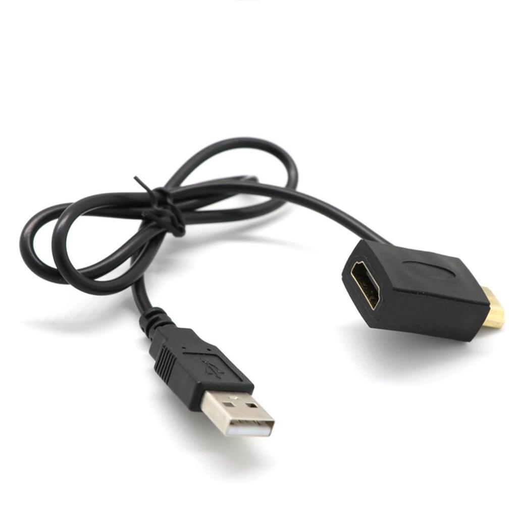 Bộ chuyển đổi bộ sạc đầu nối Adpter 1.4 Male sang USB 2.0 tương thích với HDMI