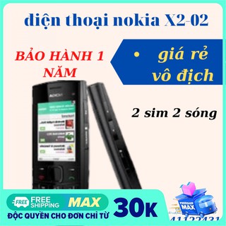 Điện thoại nokia x2-02 -2 sim,2 sóng