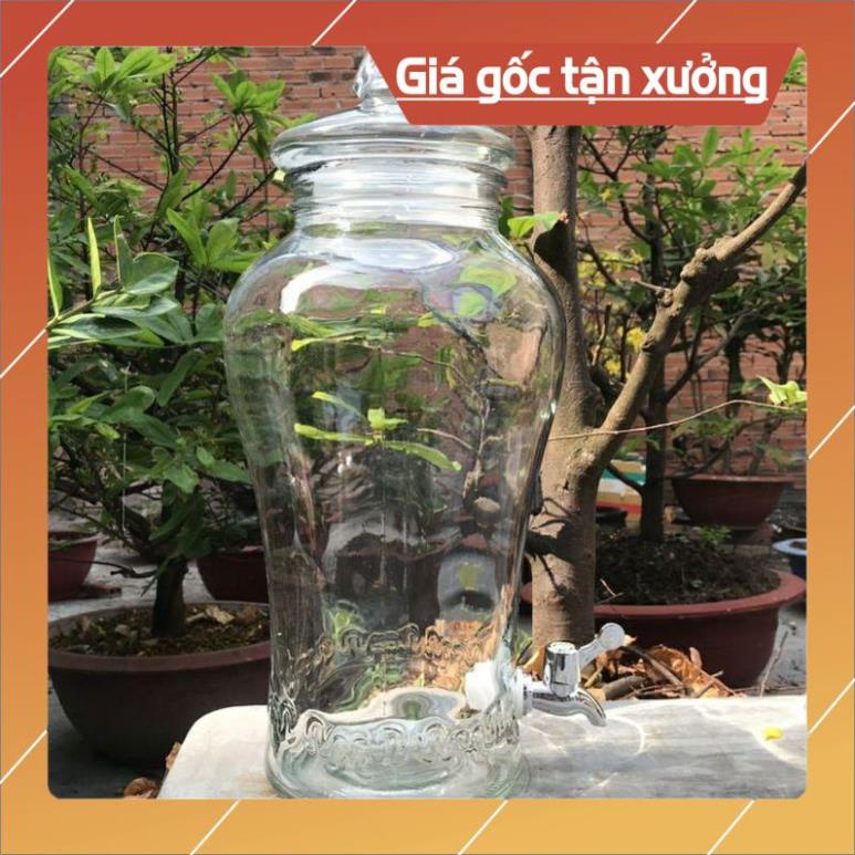 Bình thủy tinh 10 lít sâm chân mây  &  *BAO BỂ VỠ*