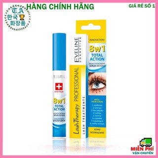 Tinh chất dưỡng mi Huyết Thanh Dưỡng Mi Eveline 8In1 Total Action 10ml
