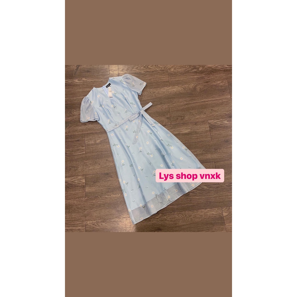 Váy hoa nhí vạt chéo tôn dáng nữ tính siêu xinh