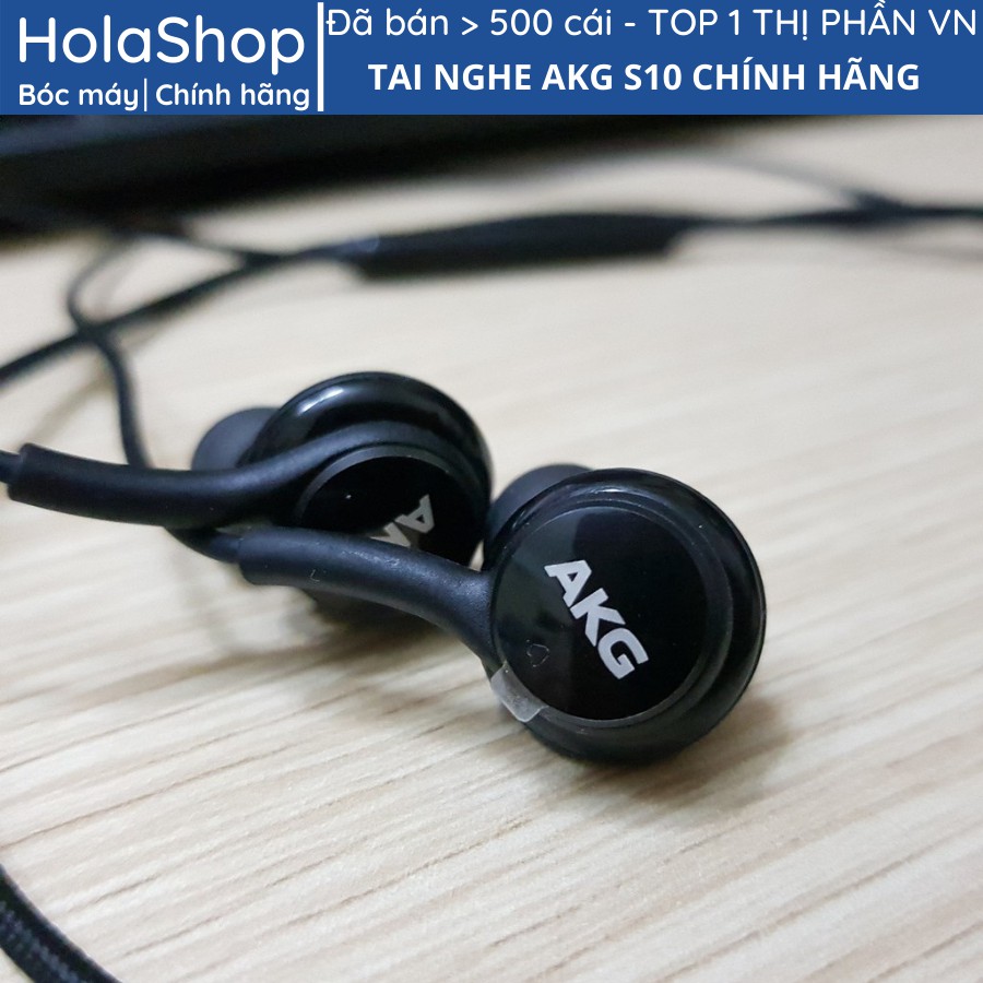 Tai nghe AKG S10 chính hãng S10 Plus S8, S9, Note 8, Note 9, S10, Note 10 nguyên seal tặng 4 núm phụ