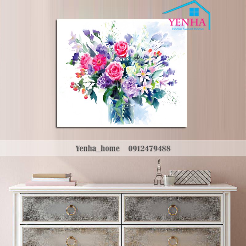 99 mẫu Tranh Canvas cao cấp cỡ 90x90cm giá xưởng in UV cao cấp đầy đủ các mẫu