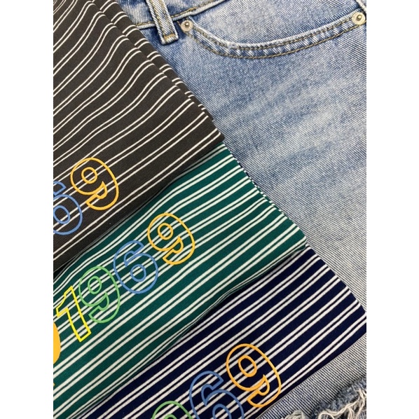 ÁO THUN SỌC TAY NGẮN