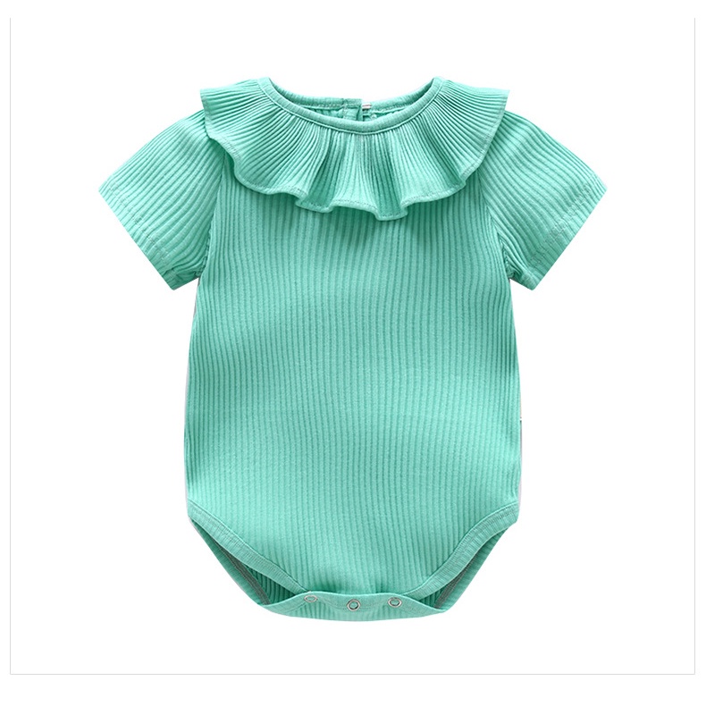 Trang Phục Leo Núi Bằng Vải cotton Tay Ngắn Cho Bé Gái Sơ Sinh Mẫu 2023