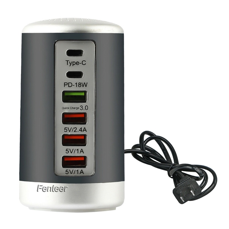 Tram sạc 6 cổng usb 6a thông dụng thích hợp cho máy tính bảng Apple