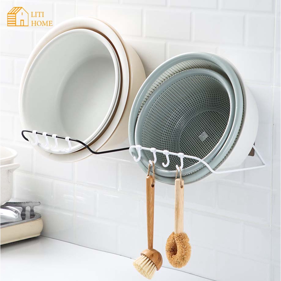 Giá treo thau, xoong nồi, gác chậu nhà tắm (có thể gấp gọn) - Đồ gia dụng
