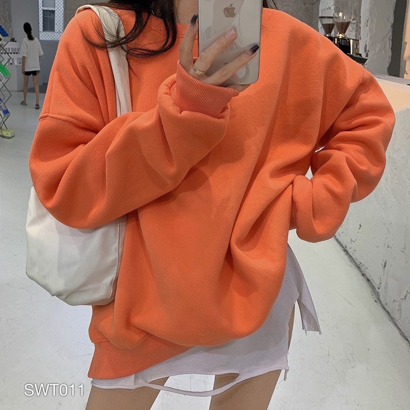 SWT011 - ÁO SWEATER BASIC CAM | BigBuy360 - bigbuy360.vn