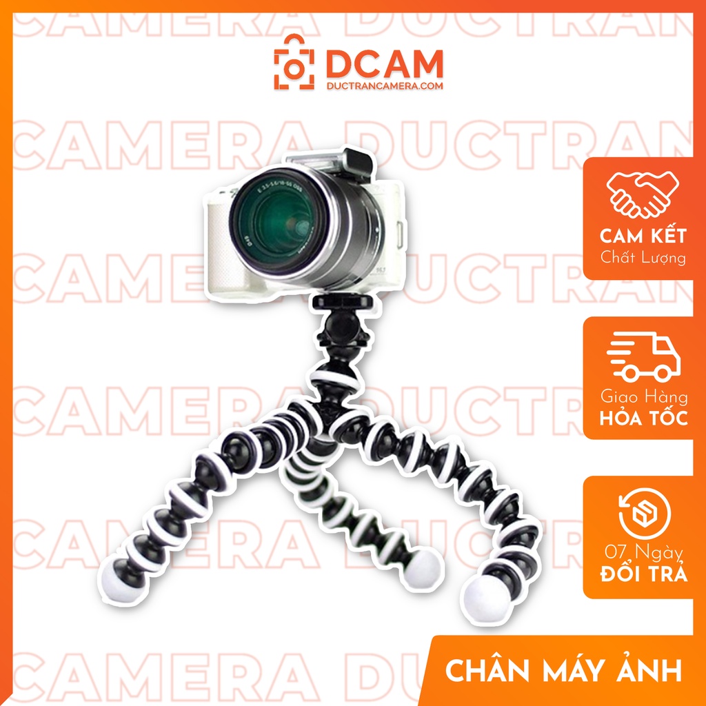 Tripod chân máy ảnh bạch tuộc, chân nhện cho máy ảnh DSLR