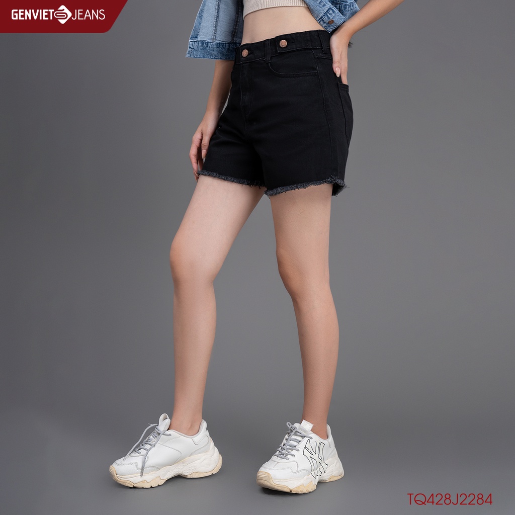 Quần Short Nữ Genviet Dáng A TQ428J2284