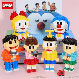 🤗Mua 5 tặng 1🤗Doraemon Bộ Đồ Chơi Lắp Ráp Mô Hình Bằng Nhựa Cho Bé